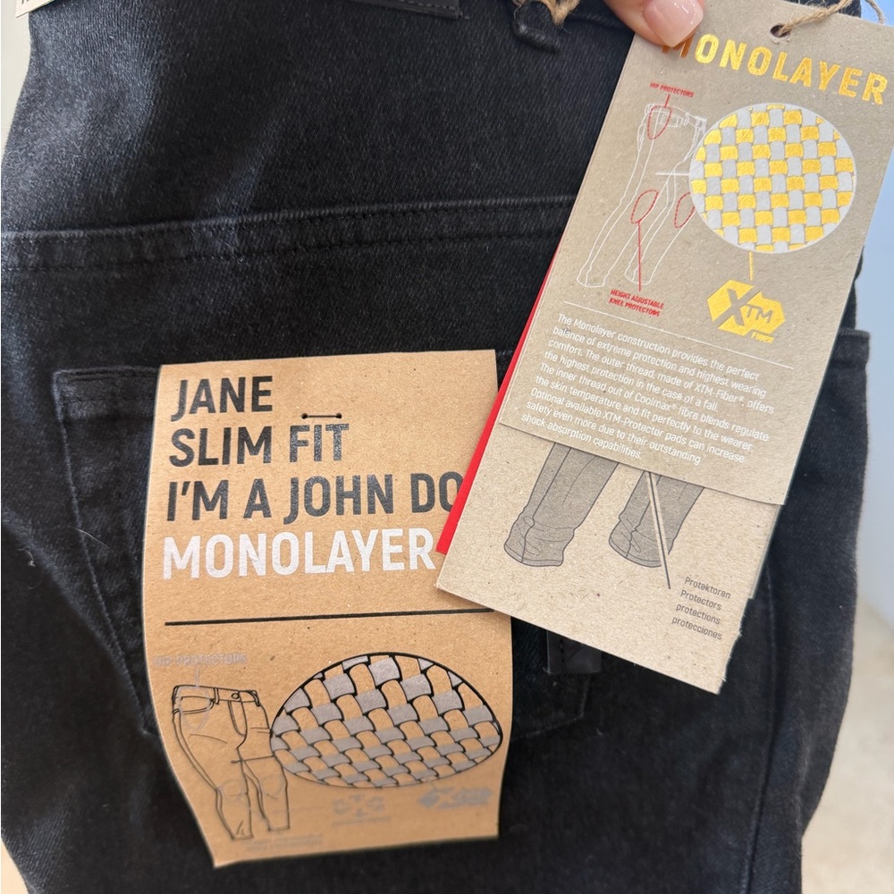 John Doe motorcycle jeans Black Slim Fit Jeans